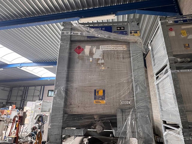 Stöcklin - 1000 liter roestvrij staal - container - afbeelding 1 van  8