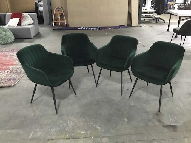 Stoel - arm chair (4x) - afbeelding 1 van  6