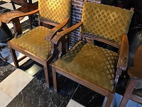 Stoel, bekleed met stof - afbeelding 2 van  4