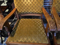 Stoel, bekleed met stof - afbeelding 3 van  4