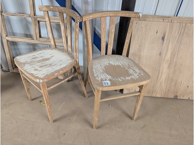 Stoelen 2st vintage - afbeelding 1 van  1