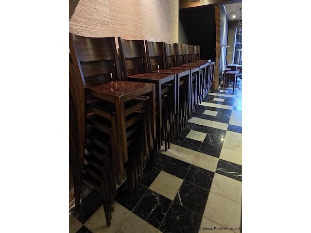 Stoelen, massief hout - 8 stuks - afbeelding 3 van  3