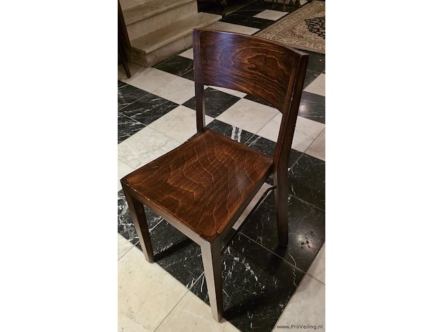 Stoelen, massief hout - 8 stuks - afbeelding 1 van  3