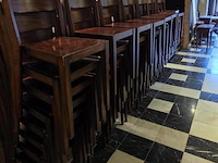 Stoelen, massief hout - 8 stuks - afbeelding 3 van  3