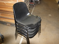 Stoelen stapelbaar 4 stuks - afbeelding 2 van  5