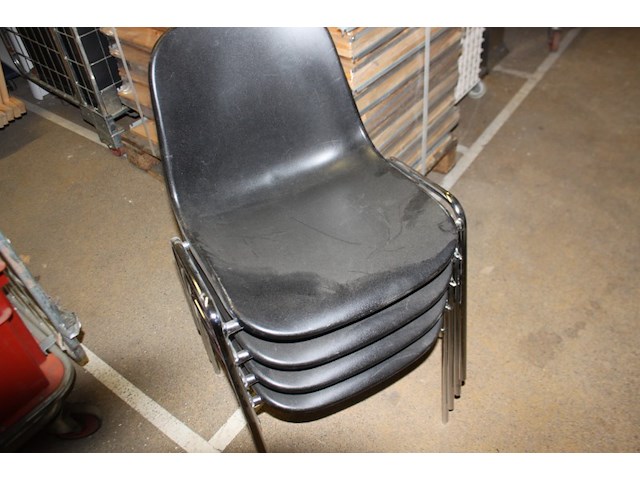 Stoelen stapelbaar 4 stuks - afbeelding 5 van  5
