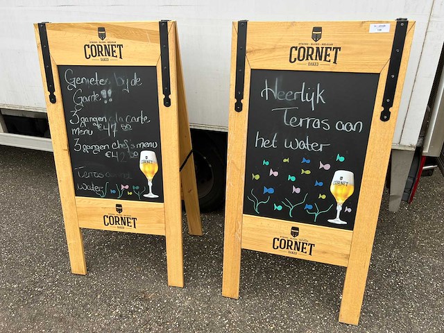 Stoepbord (2x) - afbeelding 1 van  2