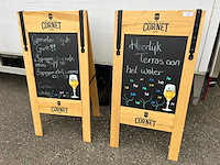 Stoepbord (2x) - afbeelding 1 van  2