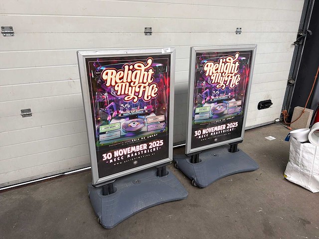 Stoepbord (2x) - afbeelding 1 van  2