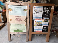 Stoepbord (2x) - afbeelding 1 van  4