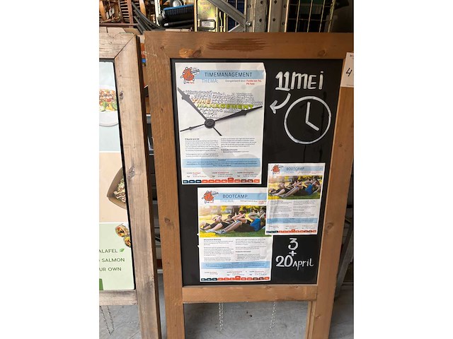 Stoepbord (2x) - afbeelding 2 van  4