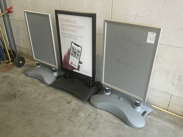 Stoepbord (3x) - afbeelding 1 van  6