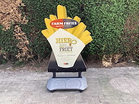 Stoepbord farmfrites - afbeelding 1 van  3