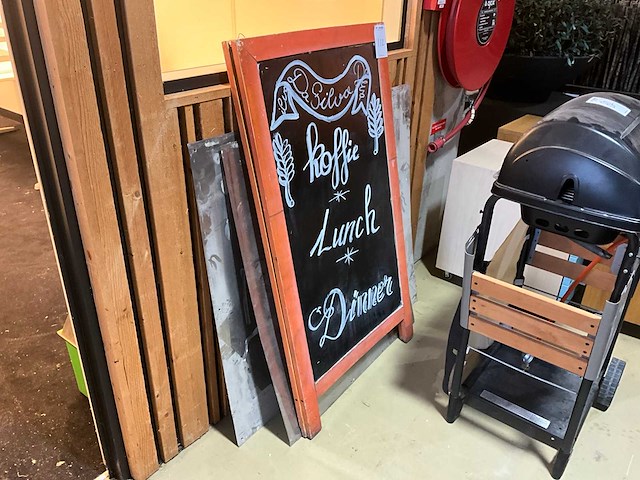 Stoepbord krijt - afbeelding 1 van  4