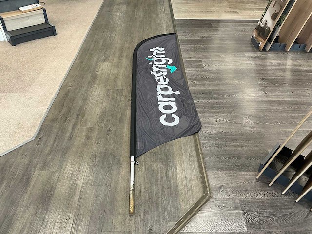 Stoepbord met 1 vlag - afbeelding 2 van  3