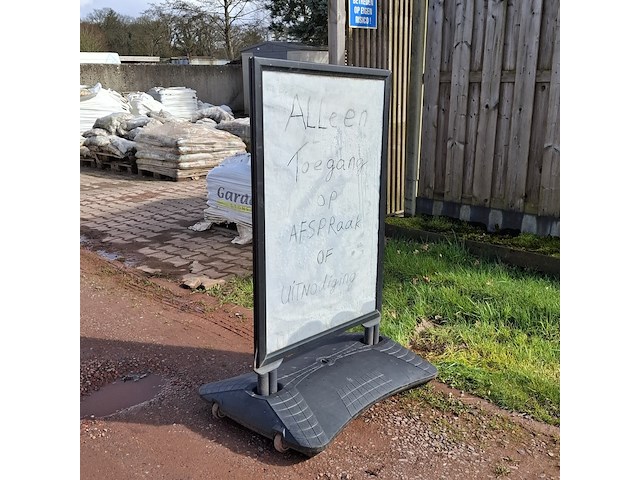 Stoepbord - afbeelding 5 van  5