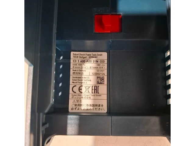 Stofafzuiging, bosch, gde 18v-16 - afbeelding 3 van  4