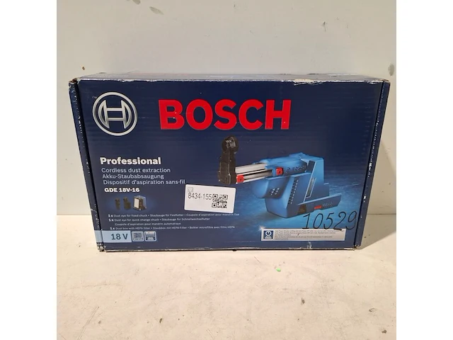Stofafzuiging, bosch, gde 18v-16 - afbeelding 5 van  5