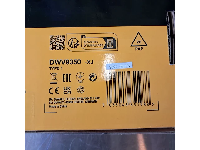 Stofzuiger accesoires, dewalt, dwv9350 & dwv9210-xj - afbeelding 5 van  10