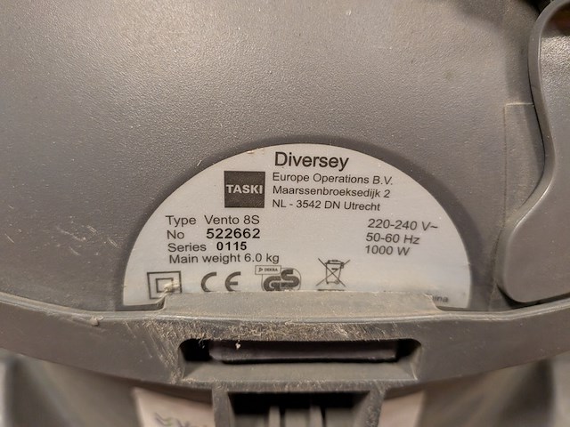 Stofzuiger met mopwagen o.a. taski, vento 8s - afbeelding 3 van  5