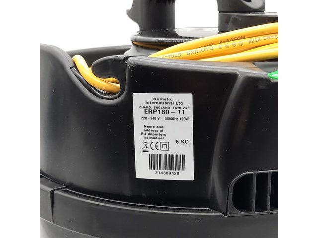 Stofzuiger, numatic, erp 180-11 - afbeelding 6 van  9
