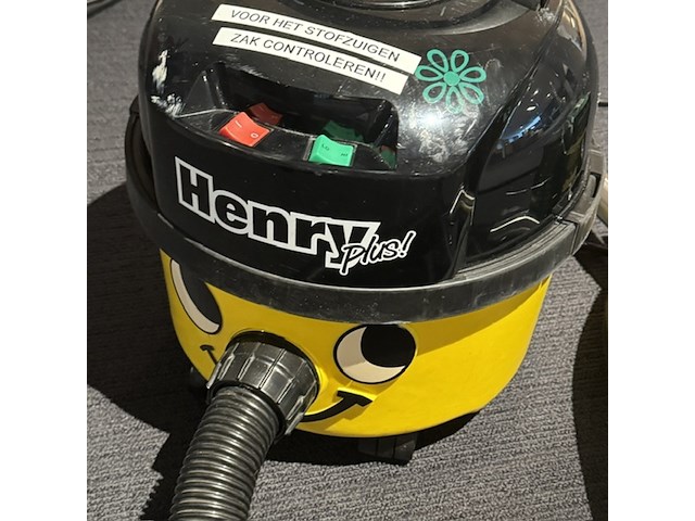 Stofzuiger numatic, henry plus, geel - afbeelding 2 van  3