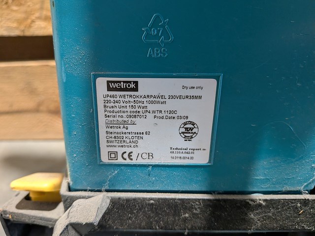 Stofzuiger, wetrok, up460, 2009 - afbeelding 8 van  9