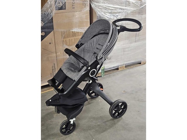 Stokke - xplory x black melange - kinderwagen - afbeelding 4 van  12