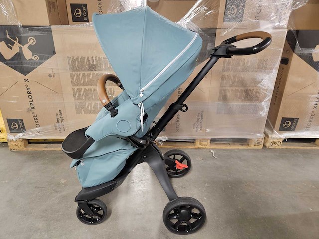 Stokke - xplory x cool teal uk - kinderwagen - afbeelding 4 van  12