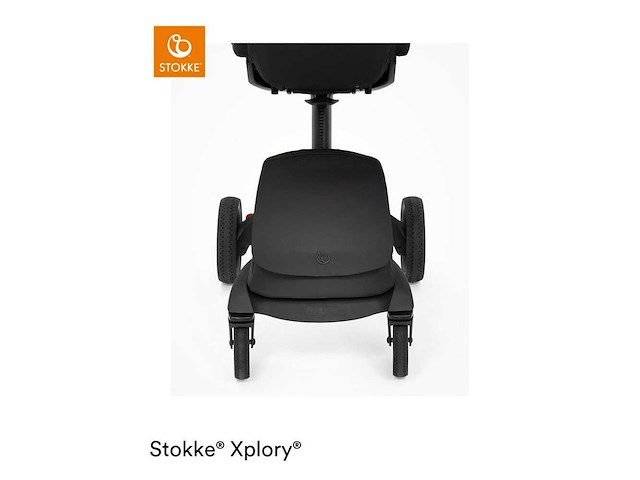 Stokke xplory x rich black uk - kinderwagen - afbeelding 2 van  4