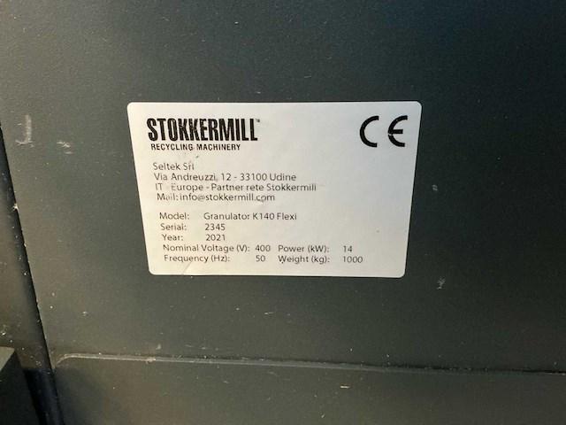 Stokkermill recyclinginstallatie ps600 & k140 flexi (2021–2022) – complete lijn met magnetische transportbanden en zeef – ±496 draaiuren - afbeelding 56 van  56
