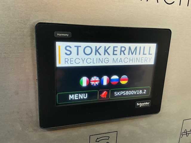 Stokkermill recyclinginstallatie ps600 & k140 flexi (2021–2022) – complete lijn met magnetische transportbanden en zeef – ±496 draaiuren - afbeelding 43 van  56