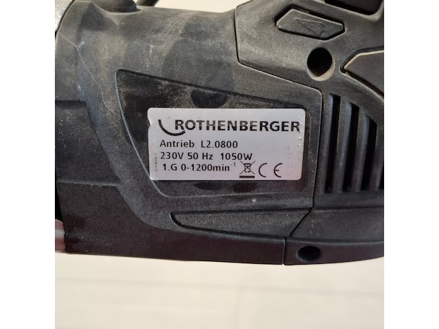 Stomplasapparaat 230v op transport onderstel, rothenberger, roweld p160 saniline, 2019 - afbeelding 6 van  18