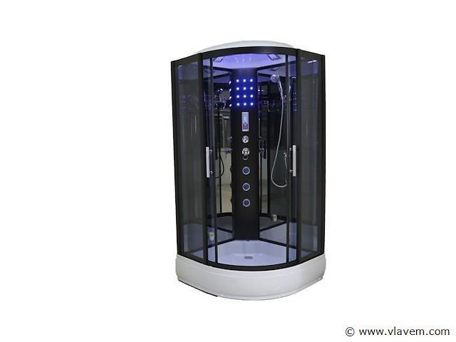 Stoomcabine halfrond 100x100x215 cm - afbeelding 1 van  8