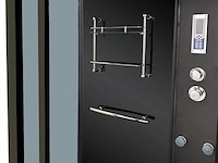 Stoomcabine met massagebad - rechthoekig - wit bad met zwarte cabine 170x85x220 cm - afbeelding 2 van  5