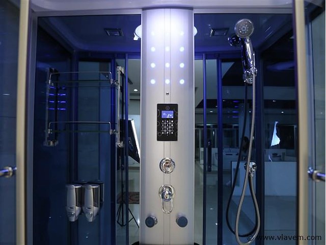 Stoomcabine met massagebad 150x850x225cm - afbeelding 9 van  10