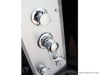 Stoomcabine rechthoekig - zwarte cabine met witte bodemplaat 130x95x230 cm - afbeelding 3 van  5