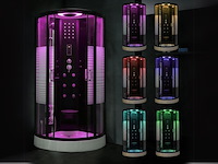 Stoomcabine, vonato, halvo spajet, zwart & wit - afbeelding 1 van  2