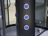 Stoomcabine vonato, met massagejets, wit bad met zwart frame - afbeelding 7 van  8