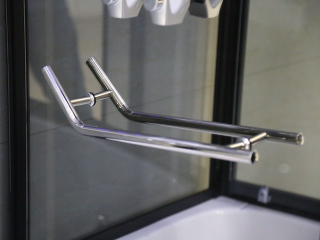 Stoomcabine vonato, met massagejets, zwarte cabine, wit bad - afbeelding 6 van  10