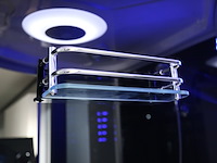 Stoomcabine vonato, met massagejets, zwarte cabine, wit bad - afbeelding 6 van  10