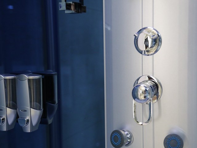 Stoomcabine vonato, rectabathjet, wit/zilver - afbeelding 3 van  10