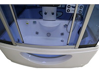 Stoomcabine vonato, rectabathjet, wit/zilver - afbeelding 4 van  10