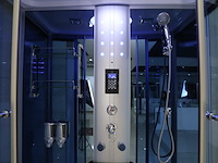 Stoomcabine vonato, rectabathjet, wit/zilver - afbeelding 9 van  10