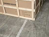 Stoomcabine vonato, rectaspa hydro, zwarte cabine, wit bad - afbeelding 4 van  4