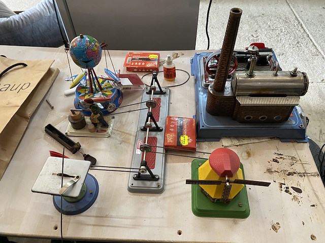 Stoommachine, wilesco - afbeelding 1 van  9