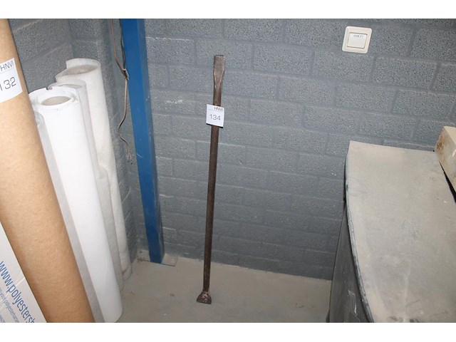 Stootijzer met lengte 110 cm. - afbeelding 1 van  2