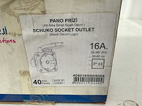 Stopcontacten/schuko 16 amp 40x - afbeelding 3 van  4