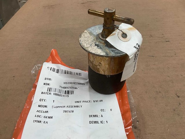 Stopper assembly - afbeelding 1 van  3