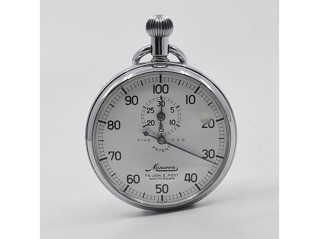 Stopwatch, minerva, patent r.b.b. - afbeelding 1 van  10